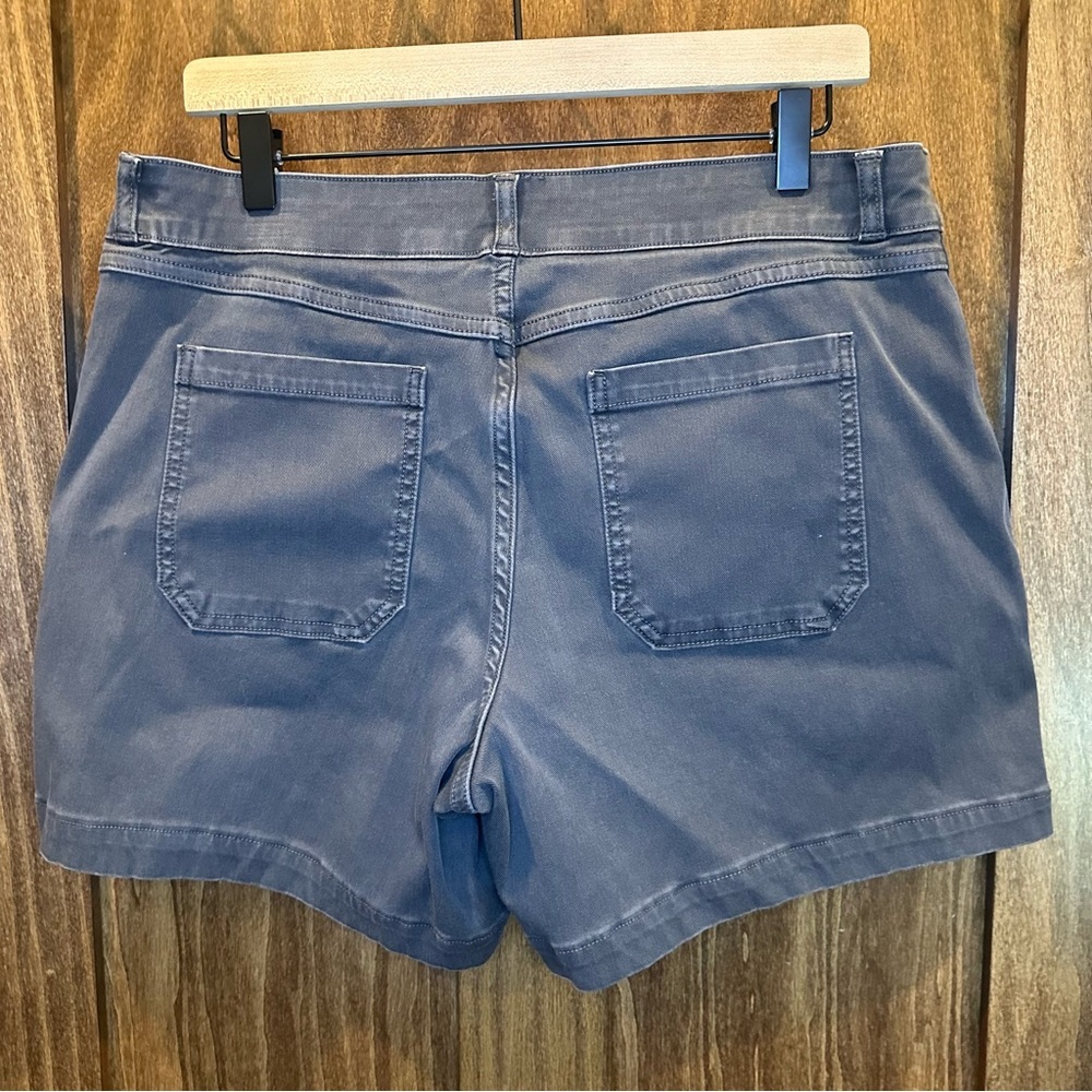 Lot of 4 Pairs of SPANX Women's Shorts - Blue, Orange, Tan, Charcoal - Size XL - Picture 4 of 14